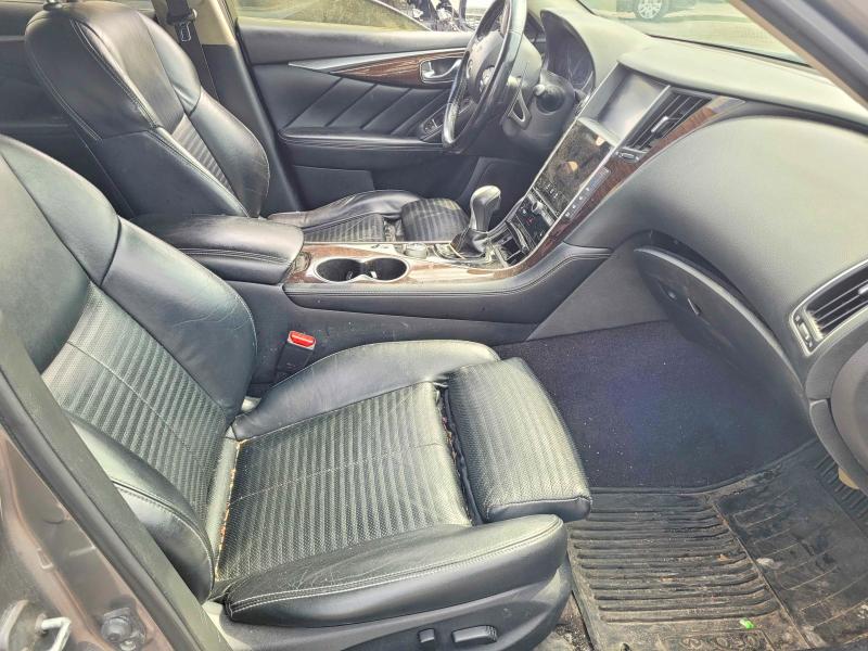 2015 Infiniti Q50 VIN JN1BV7AR3FM390032 COPART salvage auction — NORMAL WEAR, On - Permit No Brand - Unfit (P), sold $1,150 on 2026-07-03 (photo 5)