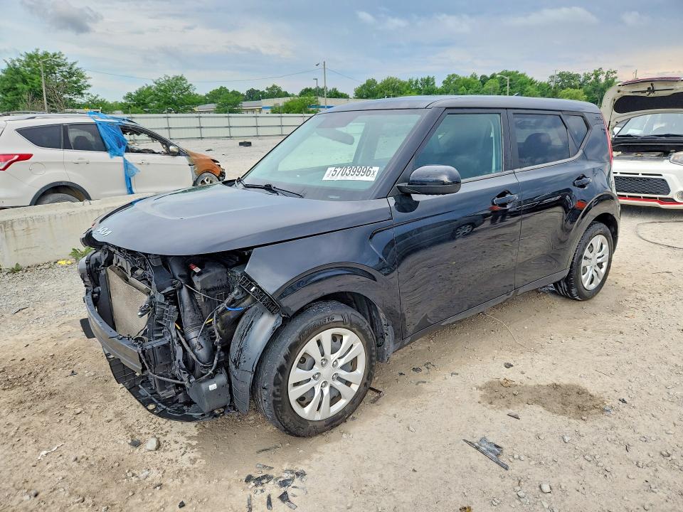 2022 Kia Soul VIN KNDJ23AU5N7167065 COPART salvage auction — FRONT END, Ky - Cert Of Title-Salvage, sold $125 on 2026-07-27 (photo 1)