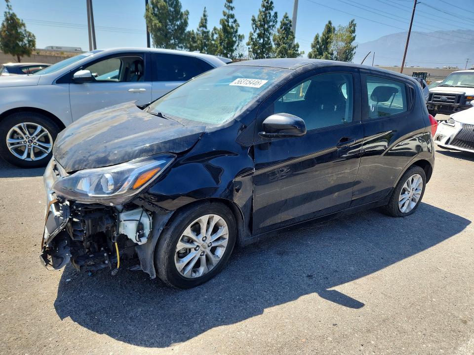 2021 Chevrolet Spark VIN KL8CD6SA9MC735759 COPART salvage auction — FRONT END, Ca - Dis/Dlr/Exp Only Clean Title (P), sold $2,900 on 2026-07-09 (photo 1)