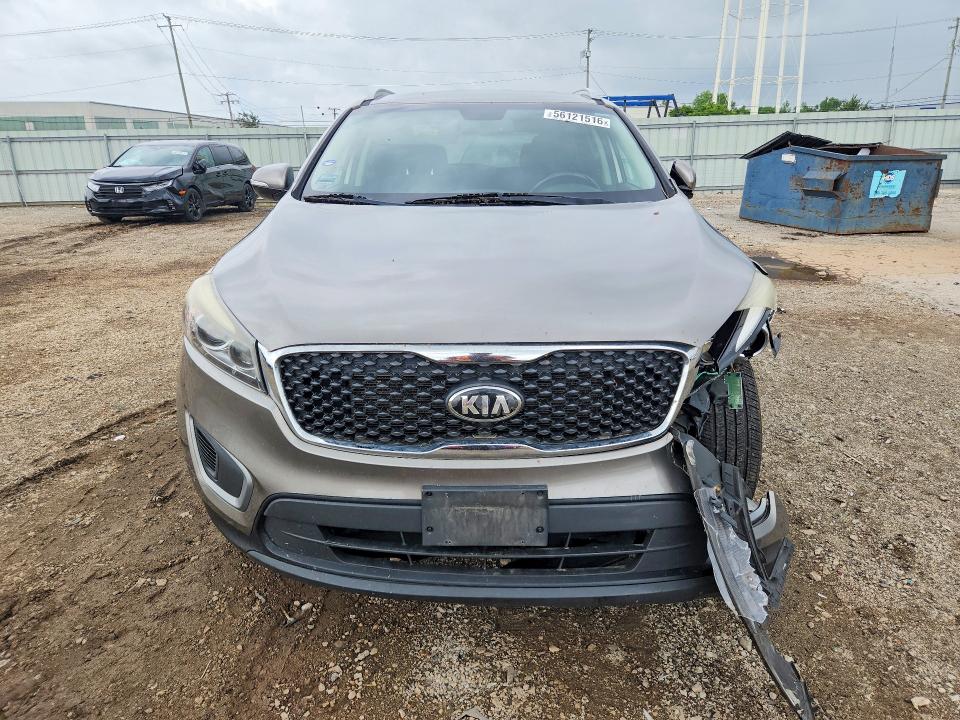 2016 Kia Sorento VIN 5XYPGDA31GG054003 COPART salvage auction — FRONT END, Il - Salvage Certificate, sold $1,050 on 2026-07-10 (photo 5)