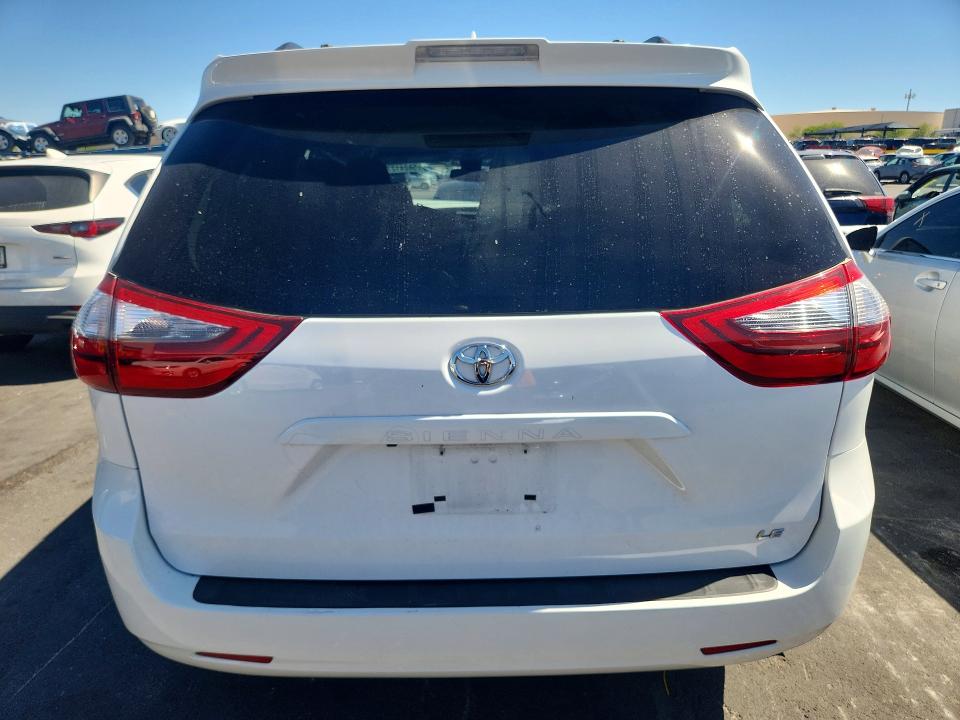 2020 Toyota Sienna VIN 5TDKZ3DC9LS065113 COPART salvage auction — FRONT END, Nv - Salvage Title, sold $4,850 on 2026-07-06 (photo 6)