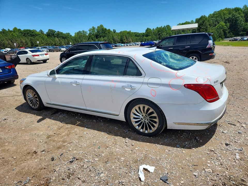2018 Genesis G90 VIN KMHG54JH9JU043379 COPART salvage auction — ROOF, Va - Cert Of Title - Salvage, sold $1,250 on 2026-07-20 (photo 2)