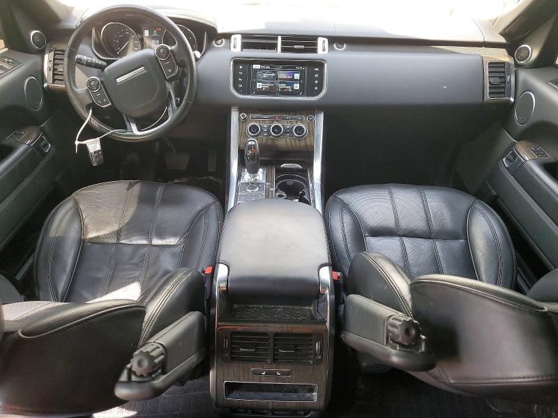 2016 Land rover Range rover sport VIN SALWR2KF6GA112621 COPART salvage auction — FRONT END, On - Permit No Brand - Unfit, sold $8,700 on 2026-07-02 (photo 8)