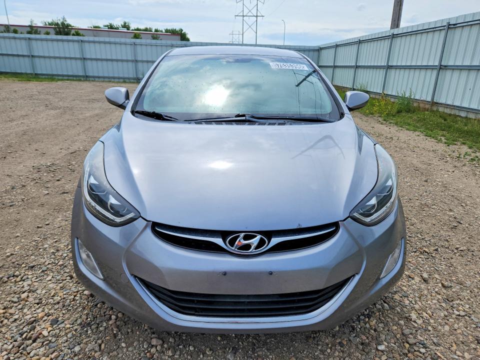 2013 Hyundai Elantra VIN KMHDH4AE1DU623391 COPART salvage auction — FRONT END, Nd - Certificate Of Title For A Veh, sold $850 on 2026-07-21 (photo 5)