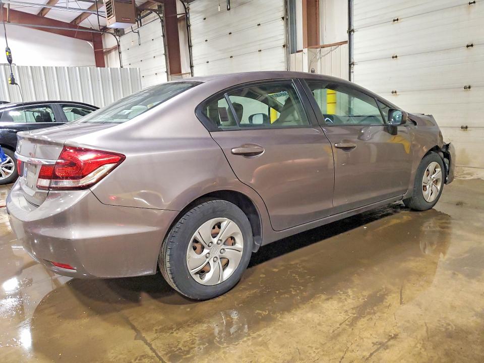 2015 Honda Civic VIN 19XFB2F57FE284746 COPART salvage auction — FRONT END, Pa - Certificate Of Salvage, sold $2,400 on 2026-07-02 (photo 3)