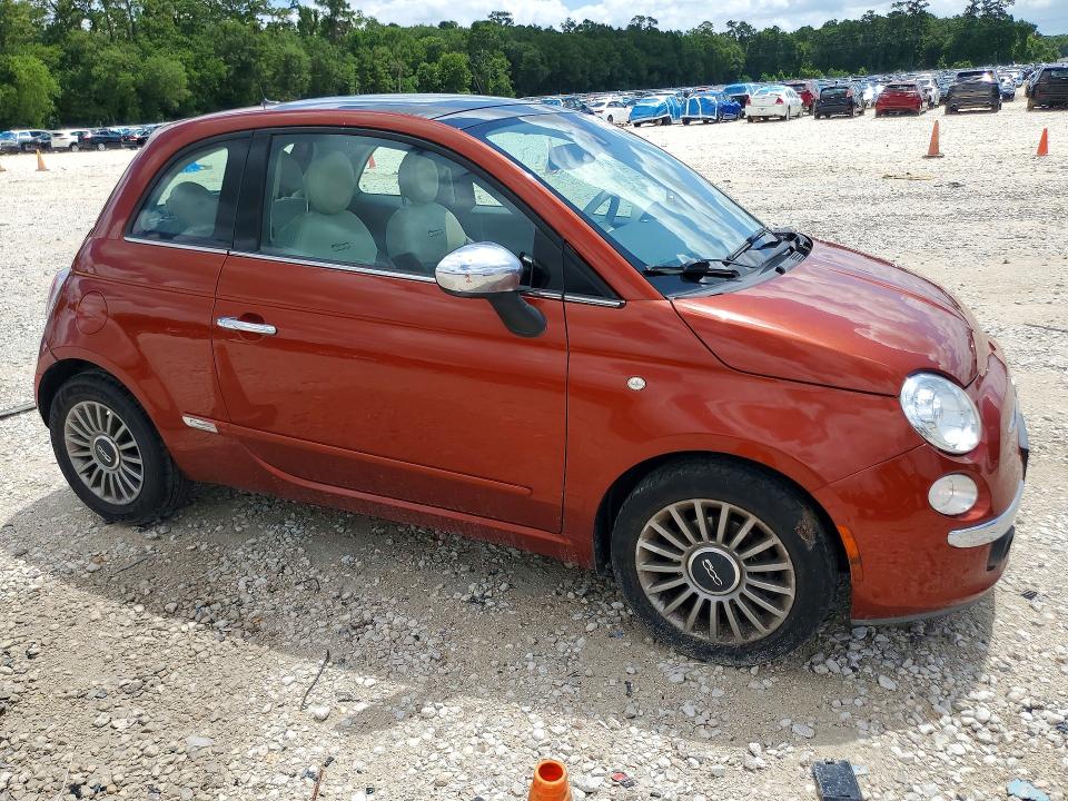 2012 Fiat VIN 3C3CFFCR4CT233870 COPART salvage auction — REAR END, Tx - Certificate Of Title, sold $150 on 2026-08-07 (photo 4)