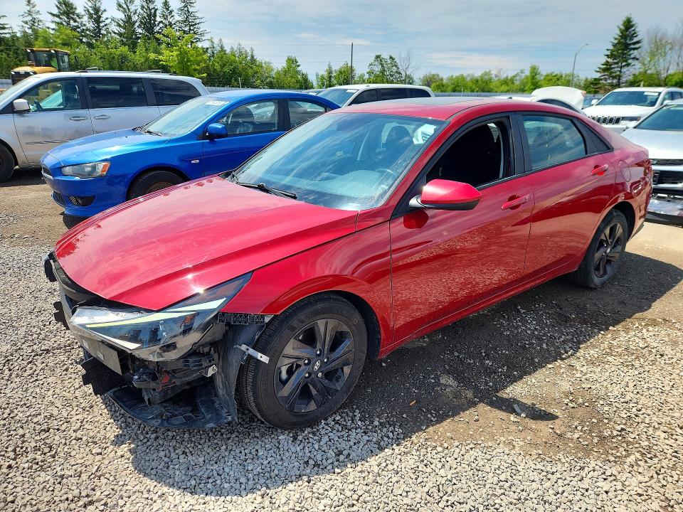 2022 Hyundai Elantra VIN KMHLM4AG0NU248314 COPART salvage auction — FRONT END, On - Permit Salvage, sold $3,100 on 2026-07-02 (photo 1)