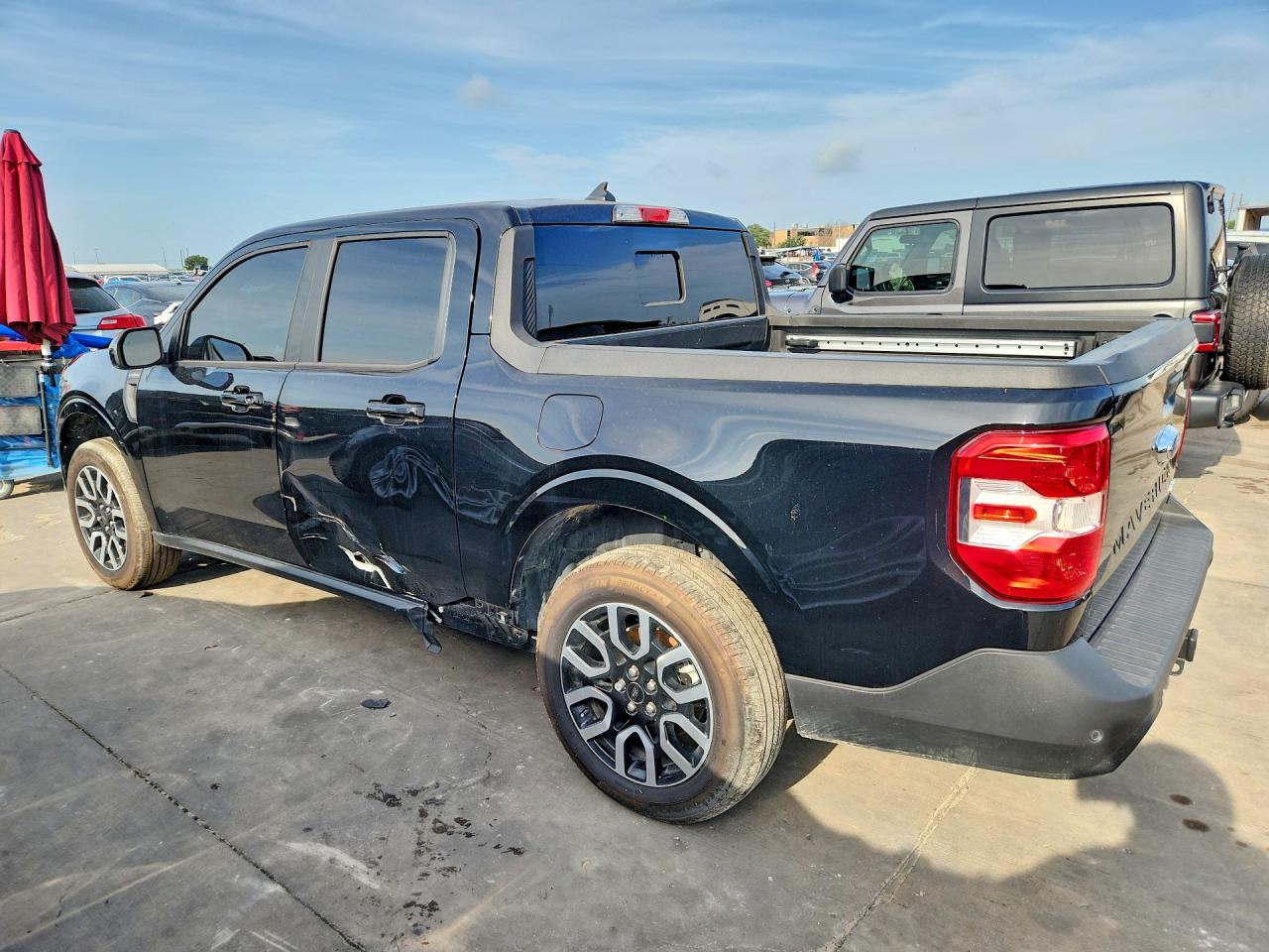2024 Ford Maverick VIN 3FTTW8S94RRB18250 COPART salvage auction — Side, TX - CERTIFICATE OF TITLE, sold $12,200 on 2026-07-09 (photo 2)