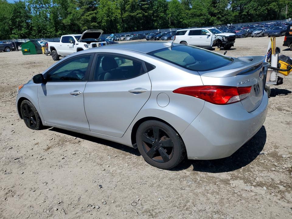 2013 Hyundai Elantra VIN 5NPDH4AE4DH308017 COPART salvage auction — MECHANICAL, Ct - Certificate Of Title, sold $425 on 2026-07-02 (photo 2)
