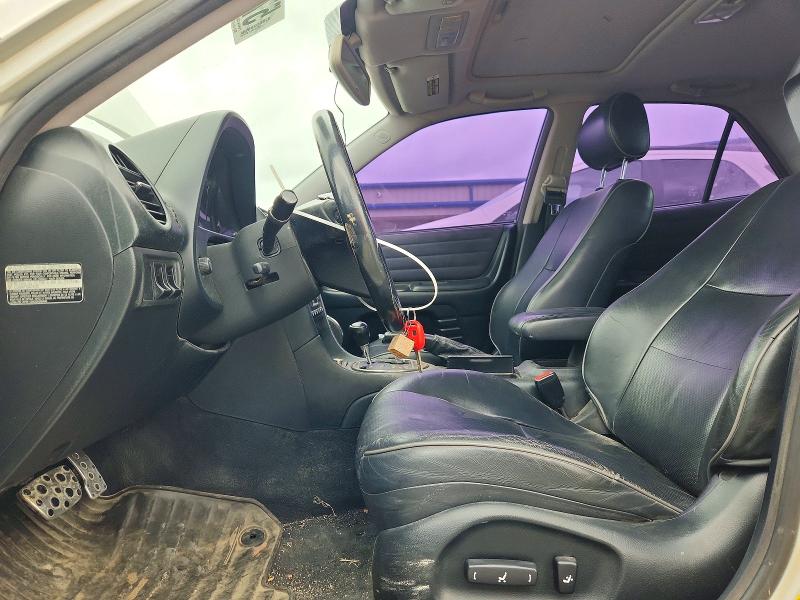 2002 Lexus Is VIN JTHBD192420064065 COPART salvage auction — FRONT END, In - Cert Of Title-Salvage Title, sold $500 on 2026-07-16 (photo 7)