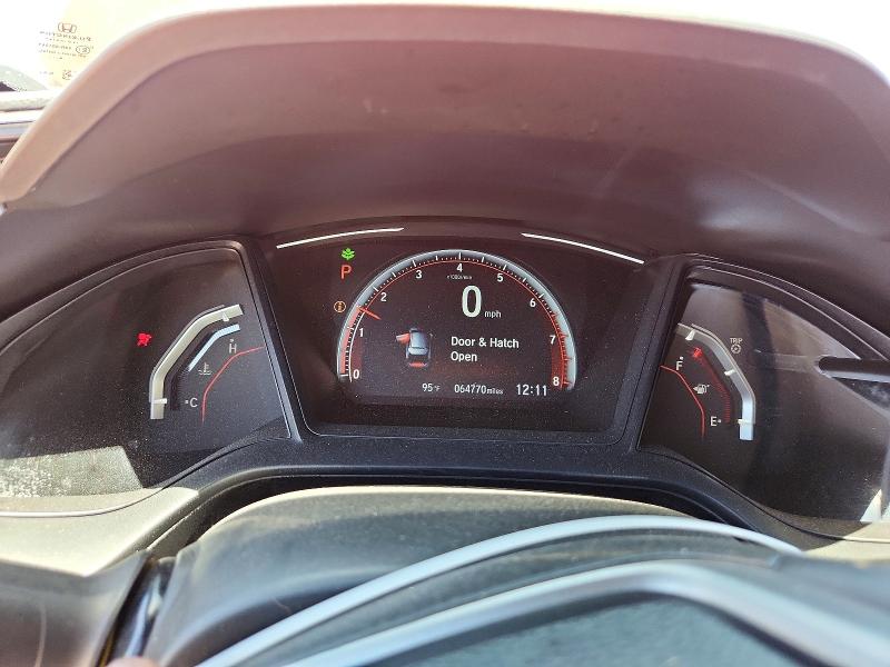 2019 Honda VIN SHHFK7H4XKU407654 COPART salvage auction — REAR END, Ca - Salvage Certificate, sold $7,700 on 2026-07-31 (photo 9)