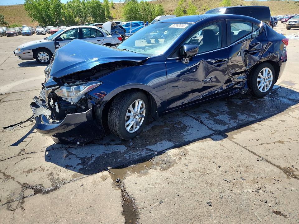 2014 Mazda 3 VIN JM1BM1V73E1125987 COPART salvage auction — FRONT END, Co - Public - Salvage Title, sold $275 on 2026-07-20 (photo 1)