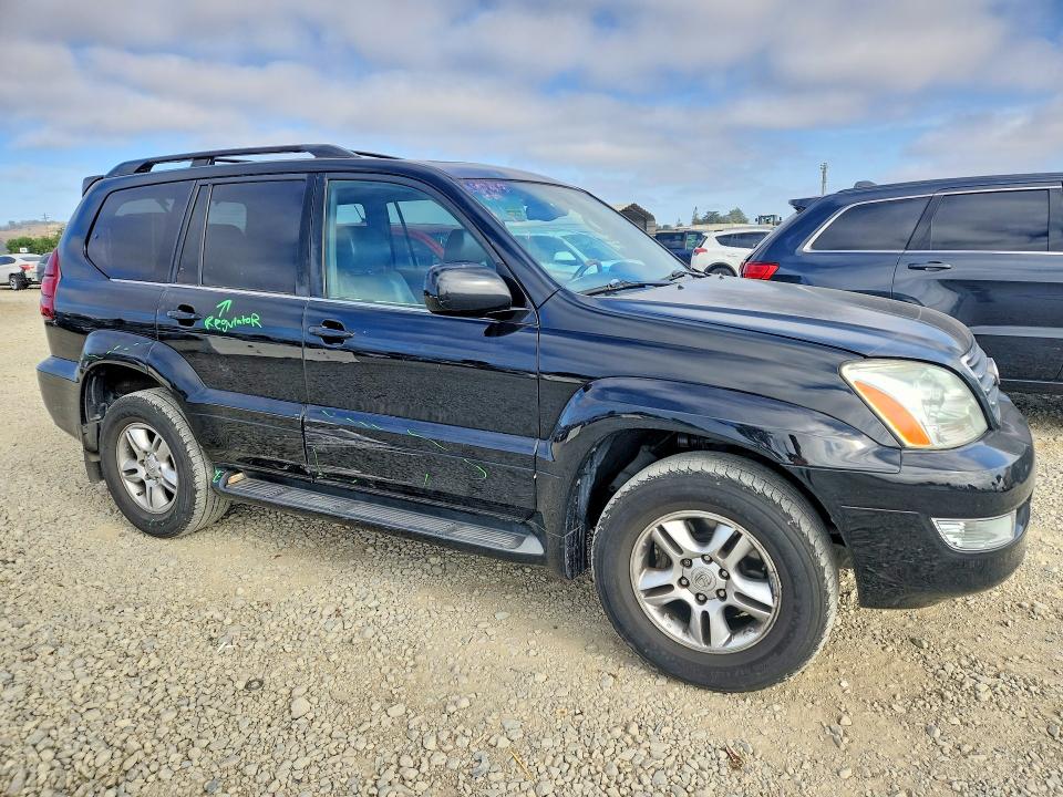 2005 Lexus Gx 470 VIN JTJBT20X350075126 COPART salvage auction — SIDE, Ca - Salvage Certificate, sold $3,550 on 2026-07-07 (photo 4)