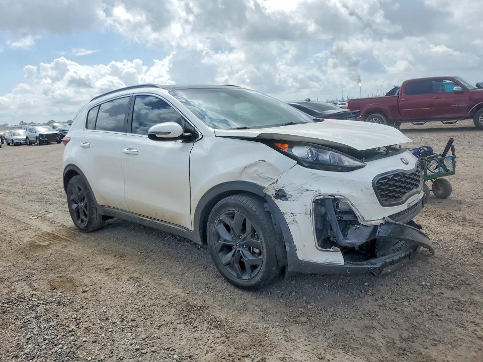 2020 Kia Sportage VIN KNDP63ACXL7782987 COPART salvage auction — FRONT END, Tx - Salvage Vehicle Title, sold $2,600 on 2026-07-13 (photo 4)