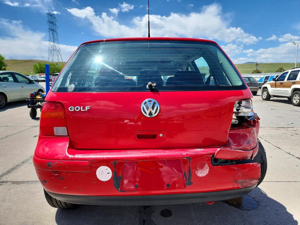 2003 Volkswagen Golf VIN 9BWGK61J334003089 COPART salvage auction — REAR END, Co - Public - Salvage Title, sold $300 on 2026-07-27 (photo 6)