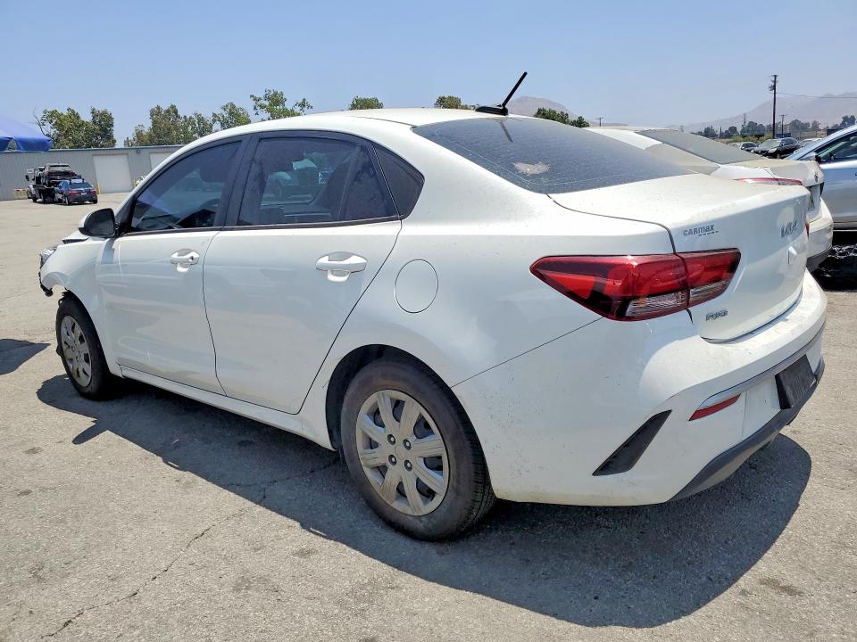 2022 Kia Rio VIN 3KPA24ADXNE509826 COPART salvage auction — FRONT END, Ca - App For Dup Clean Or Ac, sold $975 on 2026-07-09 (photo 2)