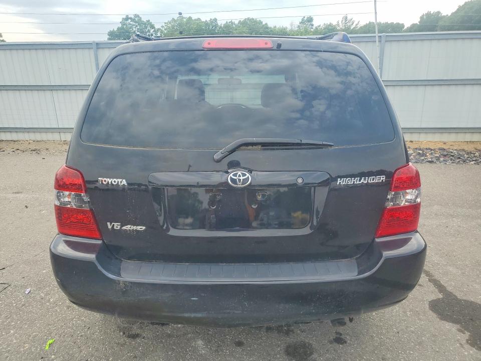 2006 Toyota Highlander VIN JTEEP21A560149741 COPART salvage auction — FRONT END, NJ - CERTIFICATE OF TITLE, sold $750 on 2026-07-28 (photo 6)