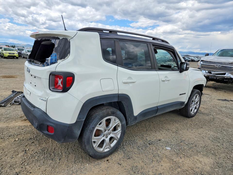 2020 Jeep Renegade VIN ZACNJBD12LPL73845 COPART salvage auction — FRONT END, MT - SALVAGE CERTIFICATE OF A VEHIC, sold $400 on 2026-08-04 (photo 3)