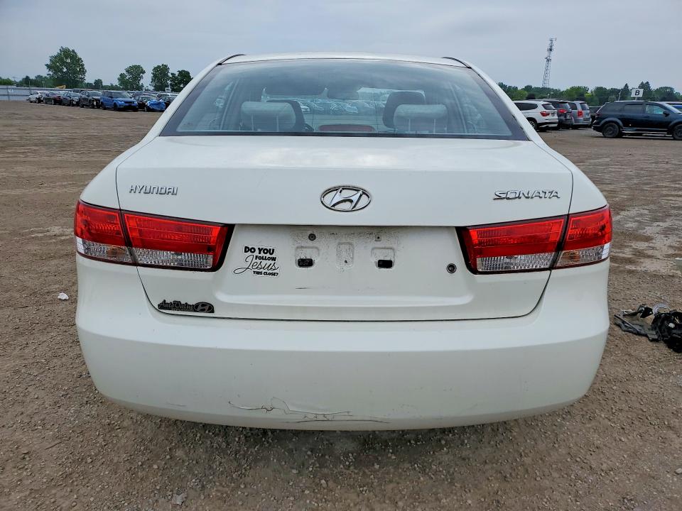 2006 Hyundai Sonata VIN KMHET46C06A148377 COPART salvage auction — UNDERCARRIAGE, ON - PERMIT NO BRAND - UNFIT, sold $150 on 2026-07-21 (photo 6)