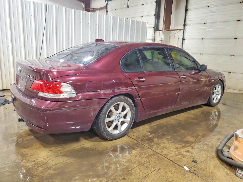 2008 BMW 7er VIN WBAHN83598DT85408 COPART salvage auction — SIDE, Pa - Certificate Of Salvage, sold $350 on 2026-07-17 (photo 3)