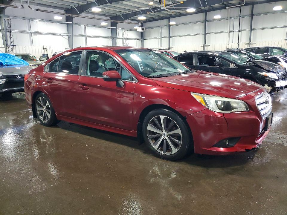 2015 Subaru LEGACY VIN 4S3BNBN63F3035495 COPART salvage auction — FRONT END, Mn - Cert Of Title-Prior Salvage, sold $250 on 2026-07-28 (photo 4)