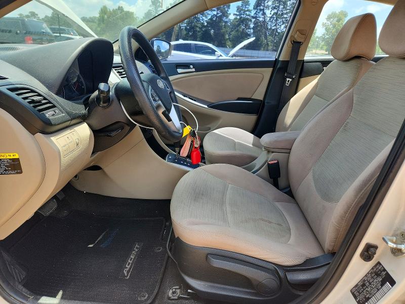 2016 Hyundai Accent VIN KMHCT4AE6GU123807 COPART salvage auction — FRAME DAMAGE, TX - CERTIFICATE OF TITLE, sold $850 on 2026-07-06 (photo 7)