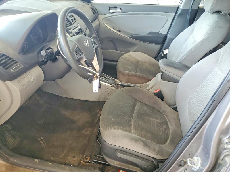 2017 Hyundai Accent VIN KMHCT4AE6HU364204 COPART salvage auction — FRONT END, Pa - Cert Of Title, sold $825 on 2026-07-22 (photo 7)
