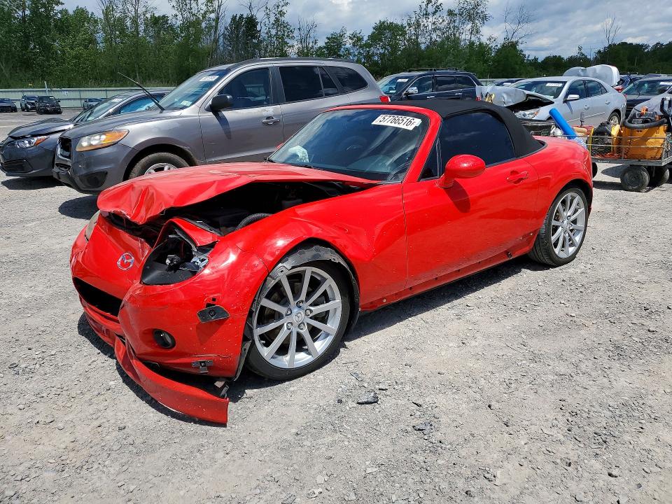 2006 Mazda Mx-5 VIN JM1NC25F460113304 COPART salvage auction — FRONT END, Ny - Mv-907A Salvage Certificate, sold $225 on 2026-08-03 (photo 1)