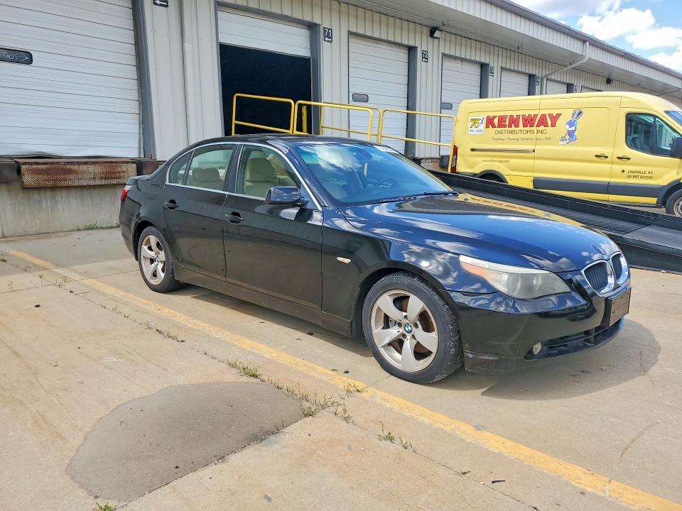 2006 BMW 5 series VIN WBANE73596CM33439 COPART salvage auction — MINOR DENT/SCRATCHES, Ky - Certificate Of Title, sold $300 on 2026-07-09 (photo 4)