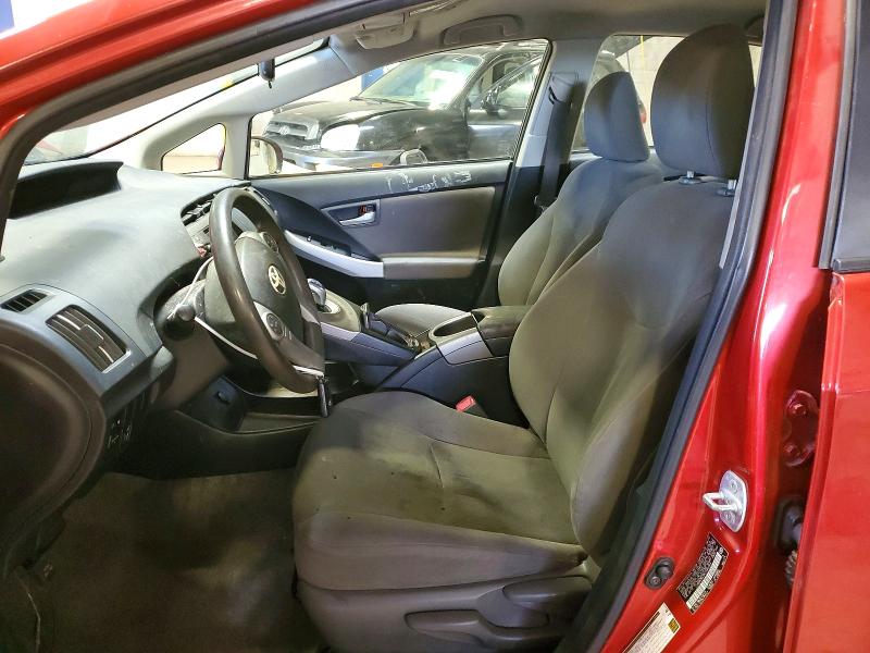 2012 Toyota Prius VIN JTDKN3DU9C1566004 COPART salvage auction — REAR END, Pa - Certificate Of Salvage, sold $2,000 on 2026-07-20 (photo 7)