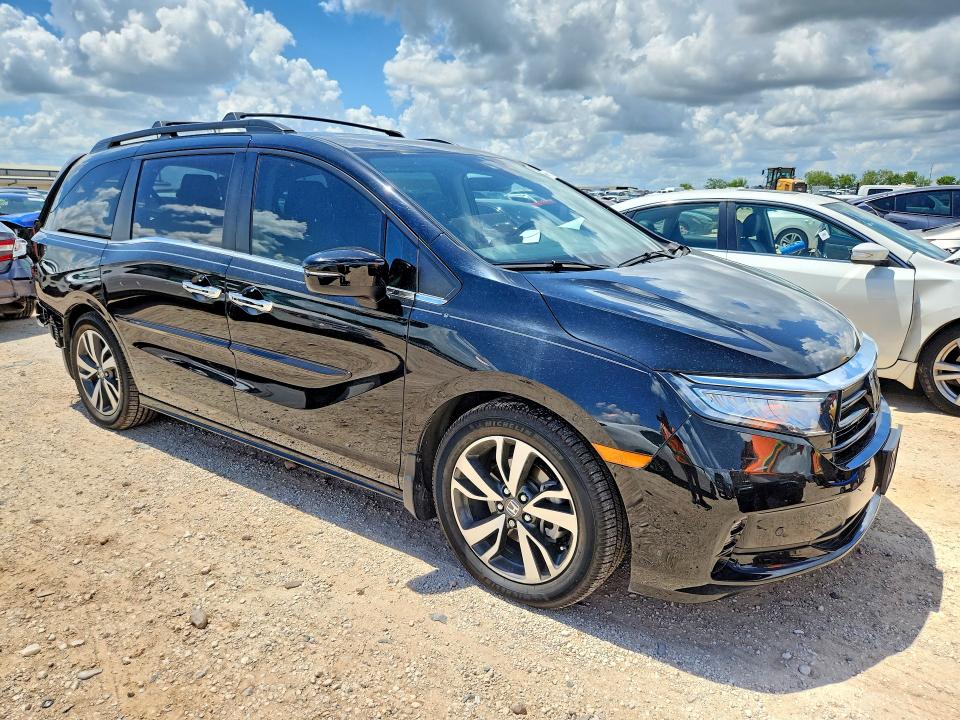 2023 Honda Odyssey VIN 5FNRL6H84PB041559 COPART salvage auction — REAR END, Tx - Salvage Vehicle Title, sold $12,100 on 2026-07-09 (photo 4)