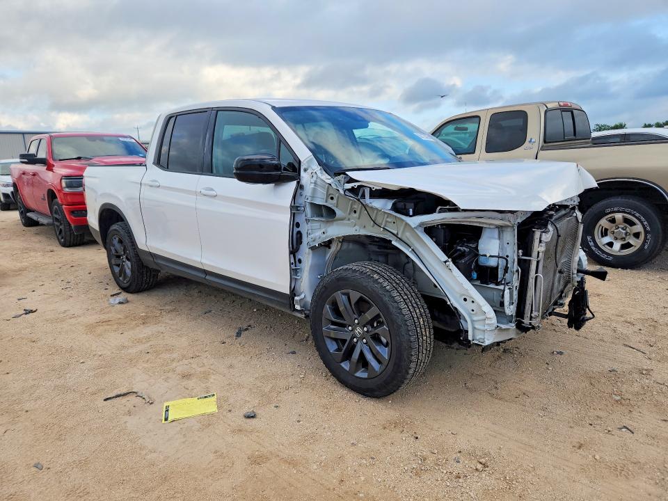 2025 Honda Ridgeline VIN 5FPYK3F18SB032043 COPART salvage auction — FRONT END, Tx - Certificate Of Title, sold $8,000 on 2026-07-30 (photo 4)