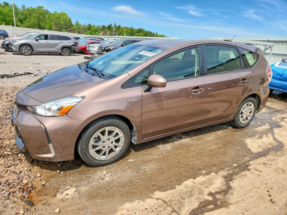 2015 Toyota Prius v VIN JTDZN3EUXFJ024492 COPART salvage auction — FRONT END, Il - Salvage Certificate, sold $5,800 on 2026-07-20 (photo 1)