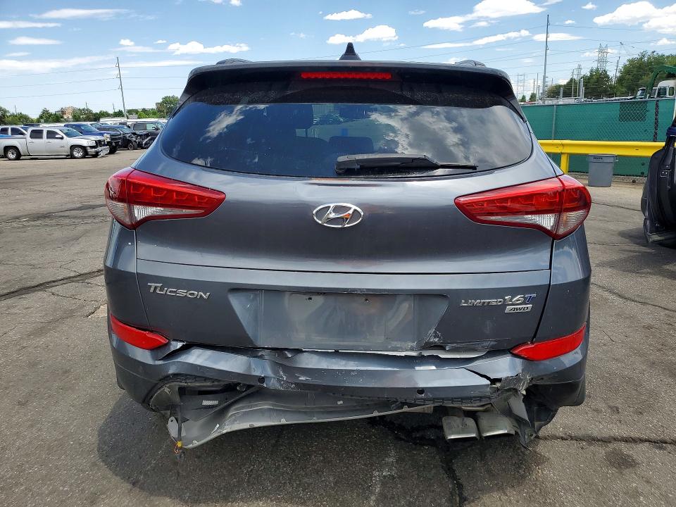 2017 Hyundai VIN KM8J3CA20HU294058 COPART salvage auction — REAR END, Co - Public - Salvage Title, sold $4,550 on 2026-07-16 (photo 6)