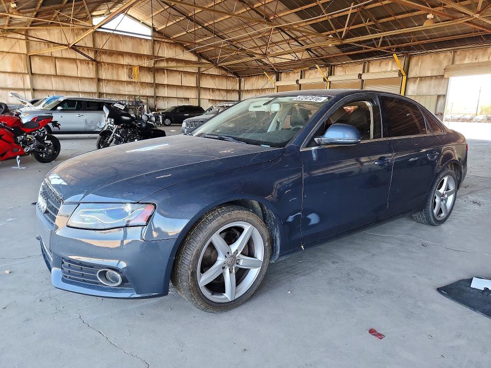 2009 Audi A4 VIN WAUMF78K49N037113 COPART salvage auction — MECHANICAL, AZ - CERT OF TITLE - SALVAGE, sold $250 on 2026-07-13 (photo 1)
