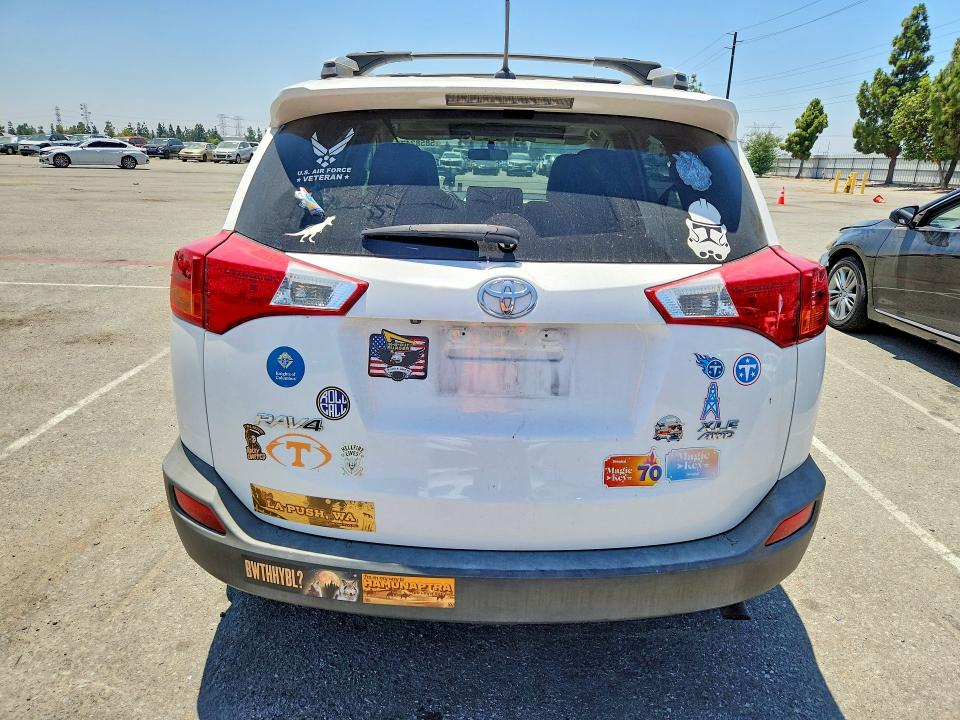 2015 Toyota Rav 4 VIN JTMRFREV2FJ020039 COPART salvage auction — SIDE, Ca - Salvage Certificate, sold $4,600 on 2026-07-02 (photo 6)