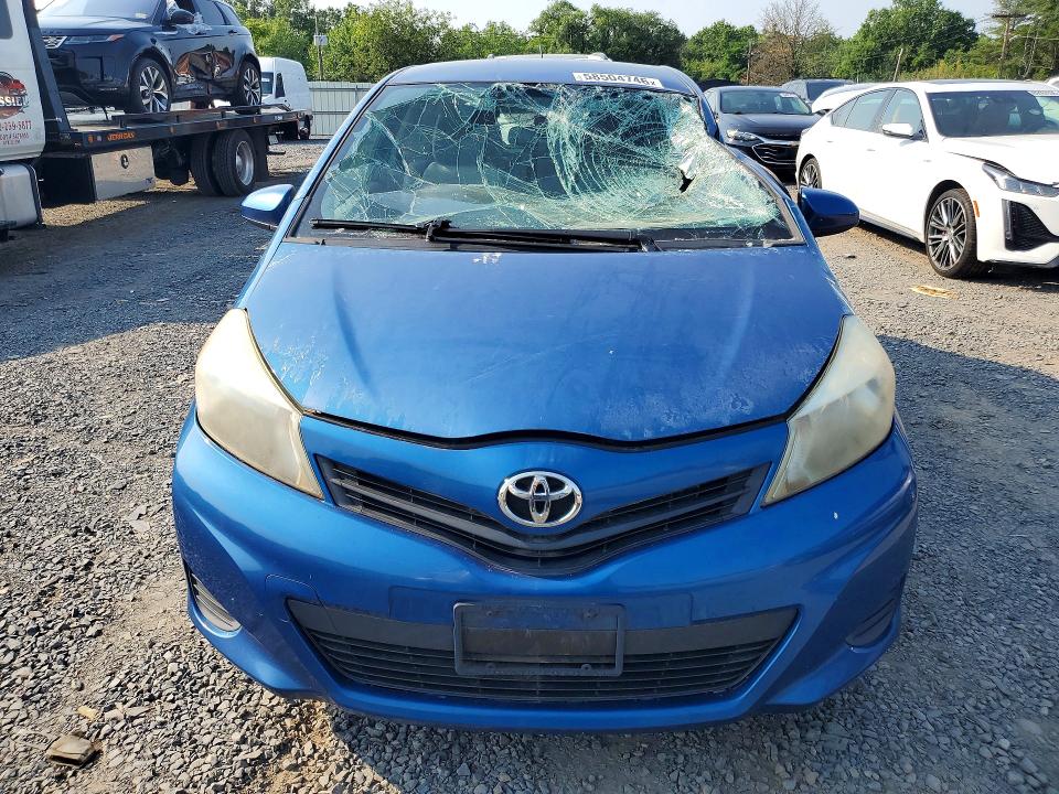 2012 Toyota Yaris VIN JTDJTUD31CD509311 COPART salvage auction — ROOF, Nj - Cert Of Title-Salvage, sold $425 on 2026-07-31 (photo 5)