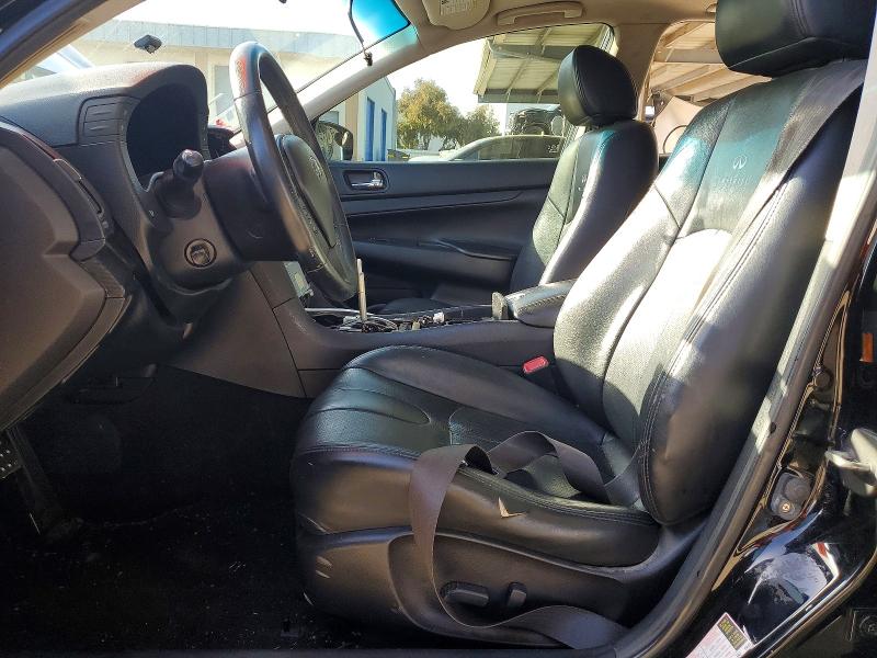 2013 Infiniti G VIN JN1CV6AP5DM713944 COPART salvage auction — VANDALISM, Ca - Salvage Certificate, sold $30 on 2026-07-28 (photo 7)