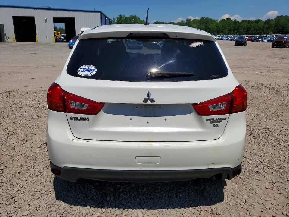 2016 Mitsubishi Outlander VIN JA4AR3AWXGZ035479 COPART salvage auction — FRONT END, Ny - Mv-907A Salvage Certificate, sold $800 on 2026-07-13 (photo 6)