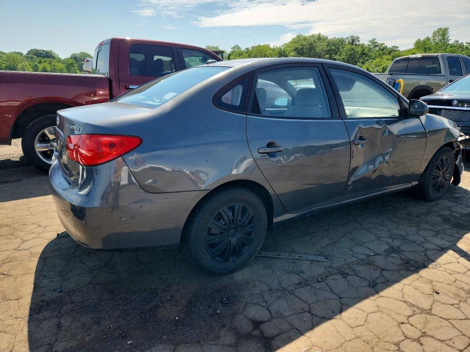 2007 Hyundai Elantra VIN KMHDU46D67U178257 COPART salvage auction — FRONT END, Ct - Cert Of Title-Salvage, sold $525 on 2026-07-02 (photo 3)