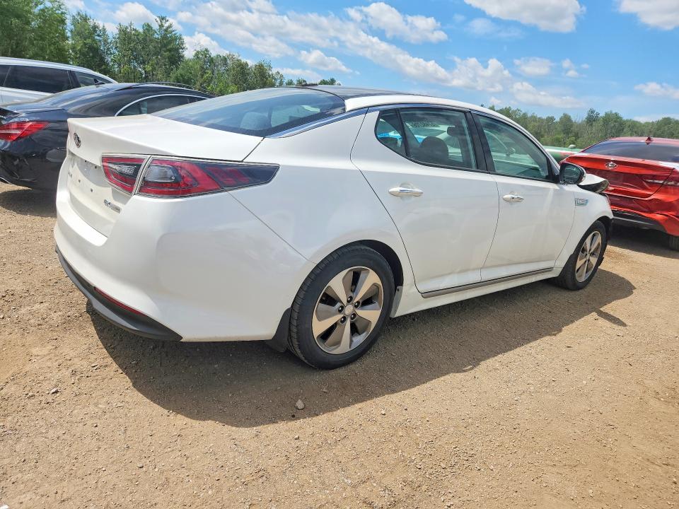 2014 Kia Optima hybrid VIN KNAGN4AD3E5077123 COPART salvage auction — FRONT END, On - Permit Salvage, sold $1,550 on 2026-07-07 (photo 3)