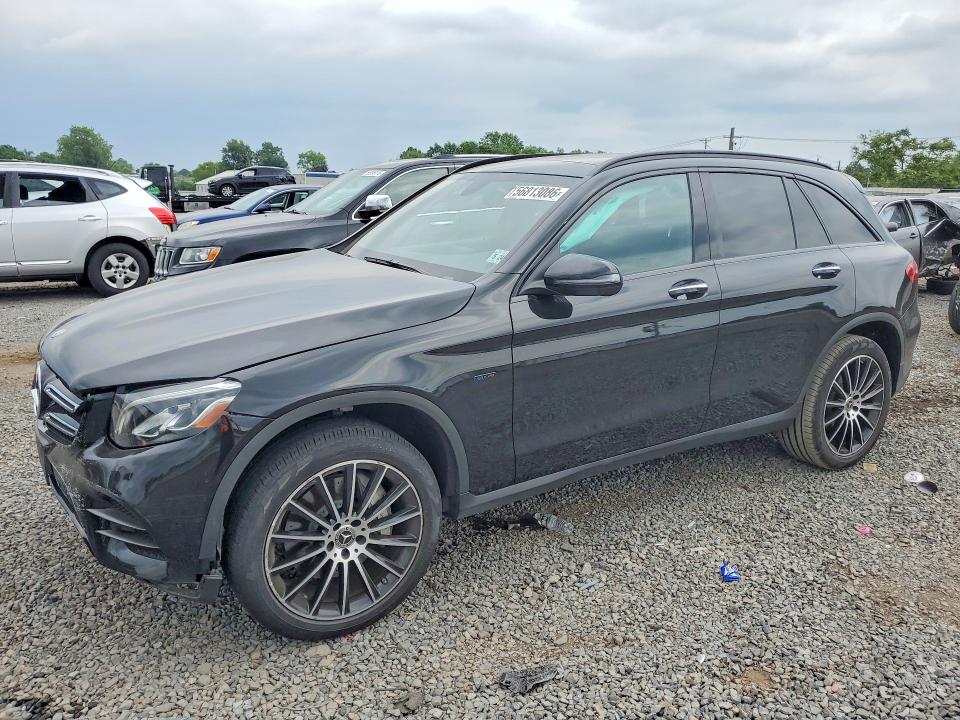 2019 Mercedes-benz Glc VIN WDC0G5EB1KF629859 COPART salvage auction — FRONT END, Nj - Cert Of Title-Salvage, sold $11,600 on 2026-07-21 (photo 1)