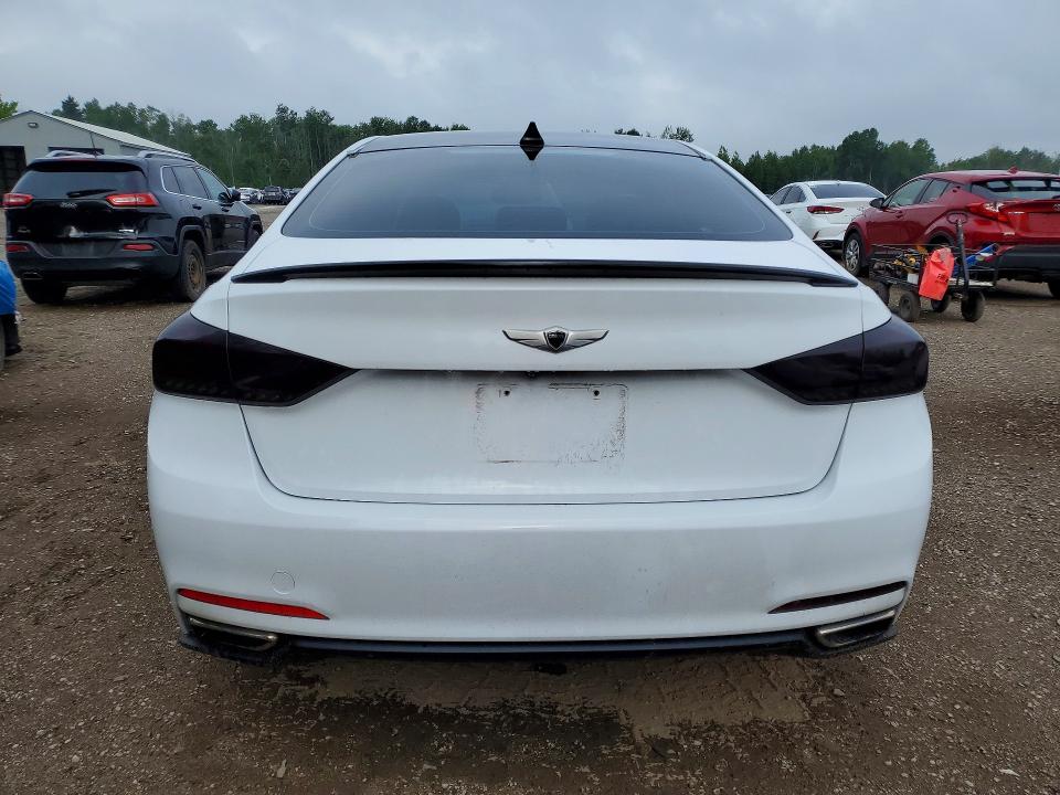 2015 Hyundai Genesis VIN KMHGN4JE0FU027181 COPART salvage auction — FRONT END, On - Permit Salvage, sold $1,950 on 2026-07-09 (photo 6)