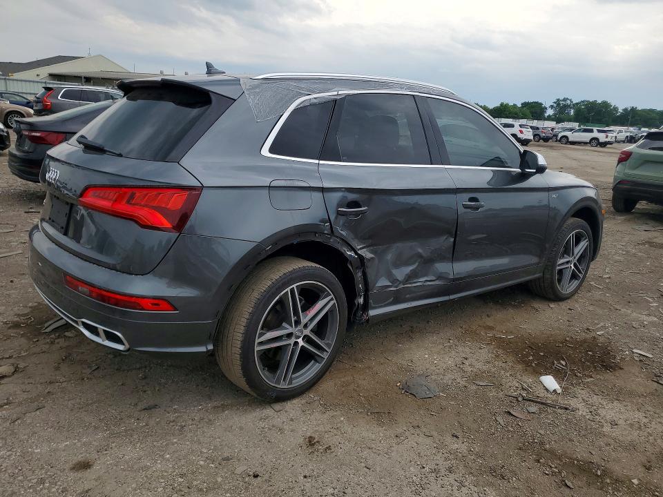 2018 Audi Sq5 VIN WA1A4AFY1J2199362 COPART salvage auction — SIDE, In - Cert Of Title-Salvage Title, sold $7,800 on 2026-07-27 (photo 3)