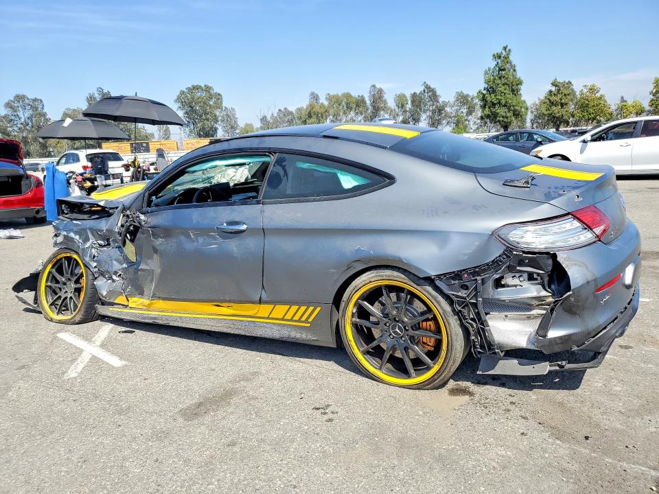 2017 Mercedes-benz C class VIN WDDWJ8HB9HF428675 COPART salvage auction — ALL OVER, CA - SALVAGE CERTIFICATE, sold $8,200 on 2026-07-14 (photo 2)
