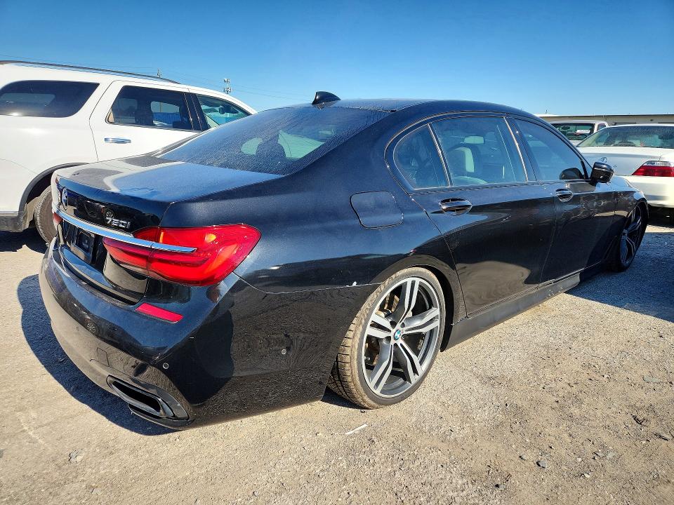 2018 BMW 7 series VIN WBA7F0C54JGM22962 COPART salvage auction — MINOR DENT/SCRATCHES, Wv - Certificate Of Title, sold $9,100 on 2026-07-27 (photo 3)