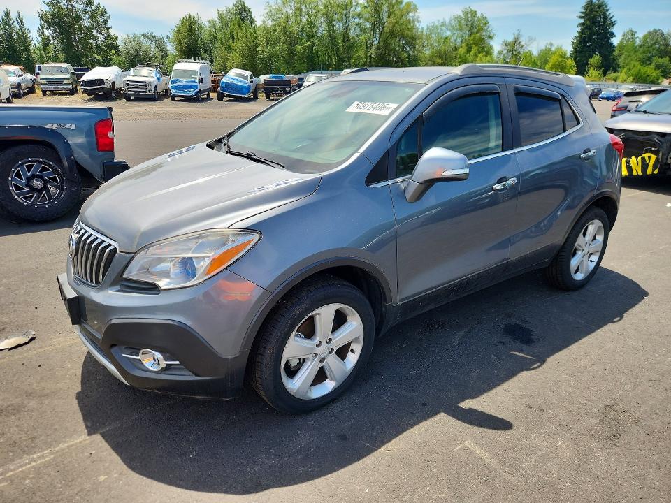 2015 Buick Encore VIN KL4CJFSB3FB042505 COPART salvage auction — UNDERCARRIAGE, Or - Certificate Of Title, sold $1,150 on 2026-07-13 (photo 1)