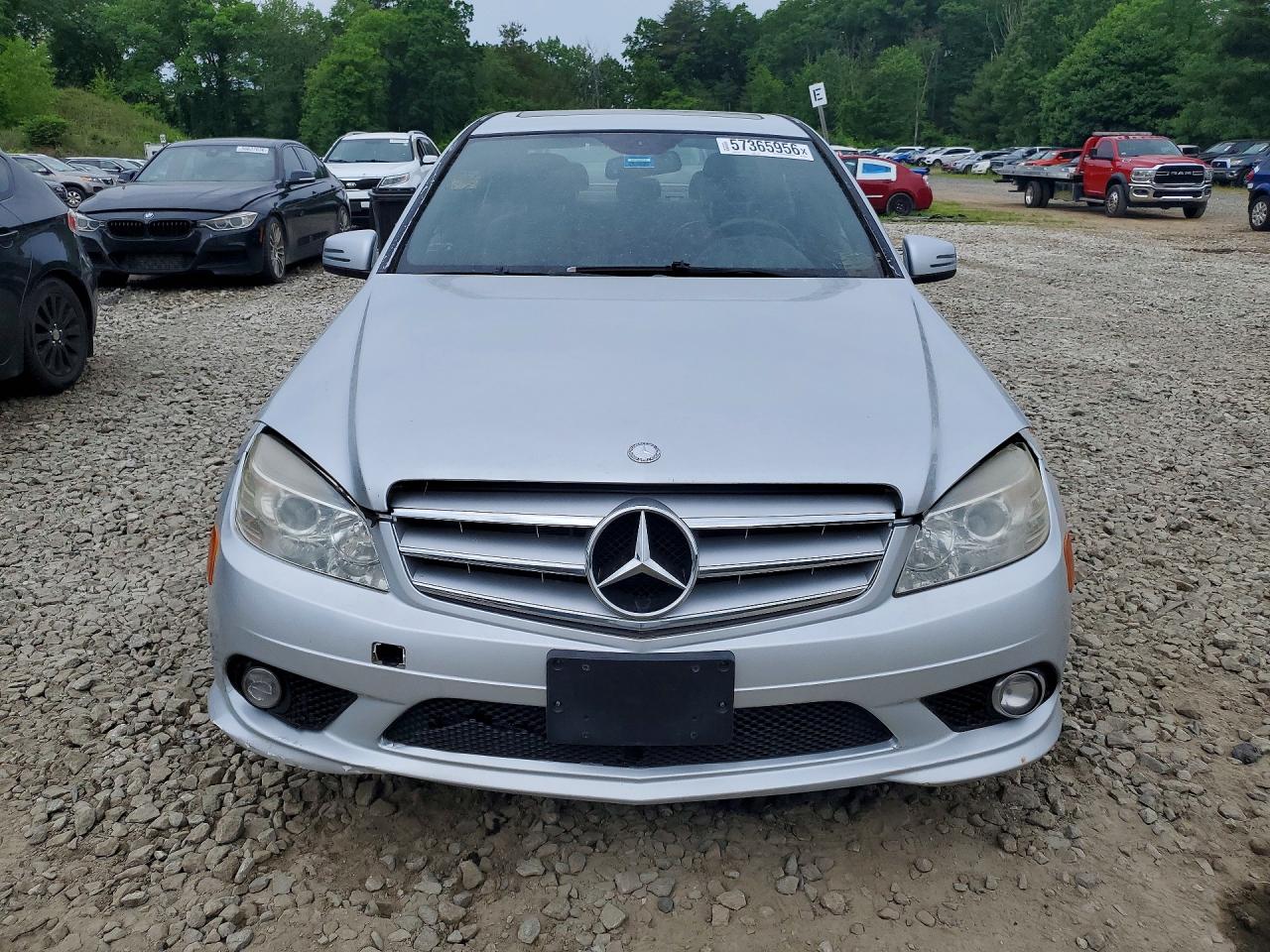2010 Mercedes-Benz C-Class VIN WDDGF8BBXAR119767 COPART salvage auction — Minor Dent/Scratches, ME - CERTIFICATE OF TITLE, sold $1,350 on 2026-07-01 (photo 5)
