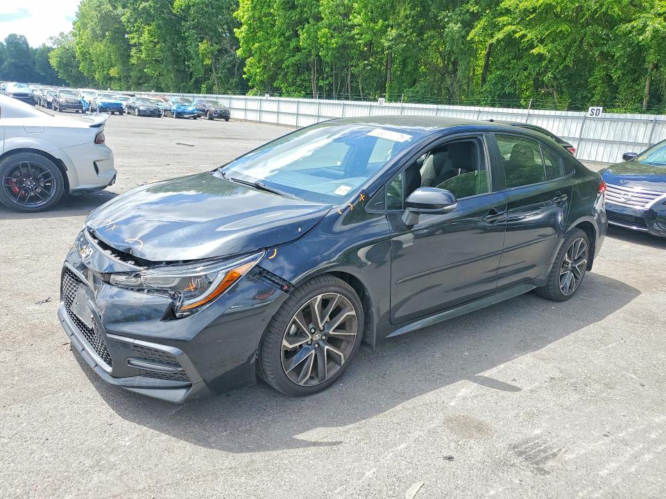 2022 Toyota Corolla VIN JTDS4MCE1NJ096072 COPART salvage auction — FRONT END, NJ - CERT OF TITLE-SALVAGE, sold $3,500 on 2026-07-23 (photo 1)