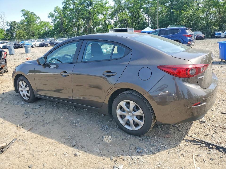 2016 Mazda 3 VIN JM1BM1T77G1334848 COPART salvage auction — FRONT END, Md - Cert Of Salvage < 75% Damage, sold $1,100 on 2026-07-30 (photo 2)